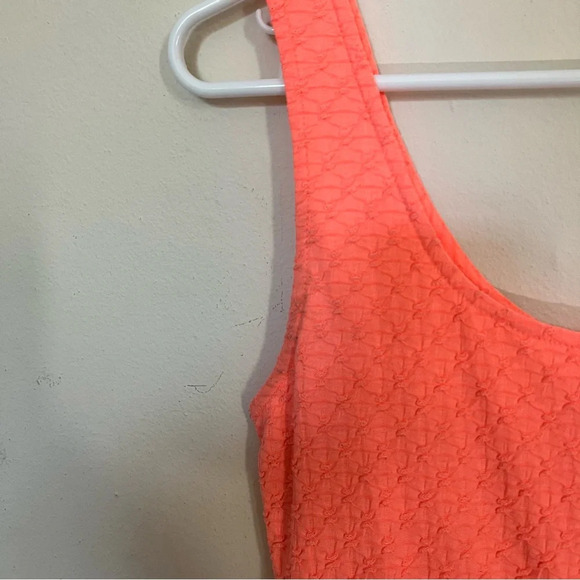 Mossimo Supply Co Salmon Pink Sleeveless Scoop Neck Fit and Flare Mini Dress SzM - Picture 5 of 7